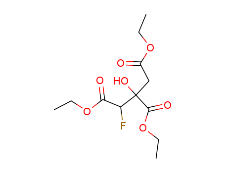 1,2,3-Propanetricarboxylicacid, 1-fluoro-2-hydroxy-, triethyl ester (9CI) cas  309-98-8