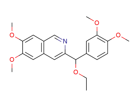 3-(α-エトキシベラトリル)-6,7-ジメトキシイソキノリン