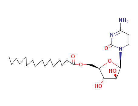 2(1H)-Pyrimidinone,4-amino-1-[5-O-(1-oxohexadecyl)-b-D-arabinofuranosyl]- cas  31088-06-9