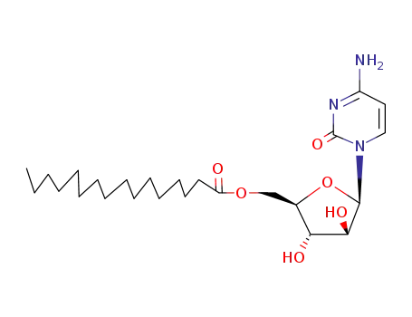 Molecular Structure of 31088-06-9 (5'-palmitoyl cytarabine)
