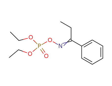 Molecular Structure of 24303-31-9 (diethyl (1-phenylpropylideneamino) phosphate)