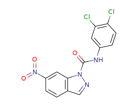 1H-Indazole-1-carboxamide,N-(3,4-dichlorophenyl)-6-nitro- cas  24240-41-3