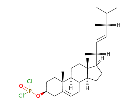phosphorodichloridic acid ergosta-5,7,22<i>t</i>-trien-3β-yl ester