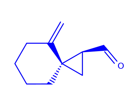 Molecular Structure of 244214-78-6 (Spiro[2.5]octane-1-carboxaldehyde, 4-methylene-, (1R,3S)-rel- (9CI))