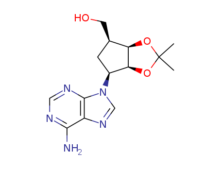 rel-(3aR,4R,6R,6aS)-6-(6-Amino-9H-purin-9-yl)tetrahydro-2,2-dimethyl-4H-cyclopenta-1,3-dioxole-4-methanol
