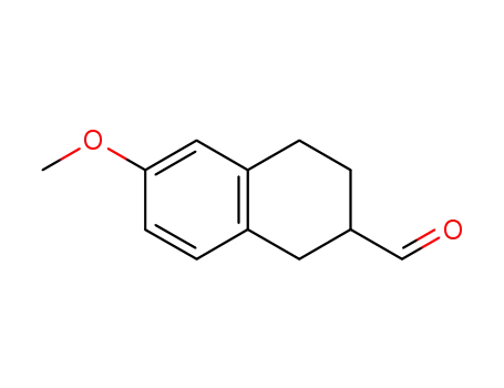 Molecular Structure of 2472-02-8 (6-METHOXY-1,2,3,4-TETRAHYDRO-NAPHTHALENE-2-CARBALDEHYDE)
