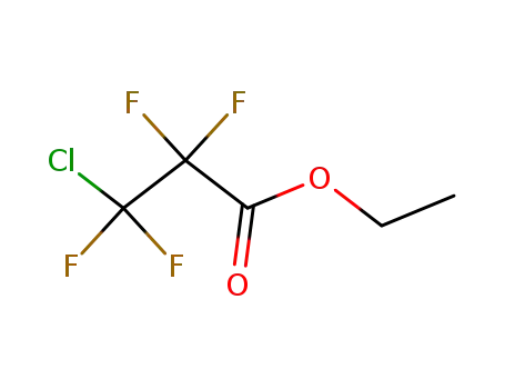 Molecular Structure of 24482-88-0 (ETHYL 3-CHLOROTETRAFLUOROPROPIONATE)