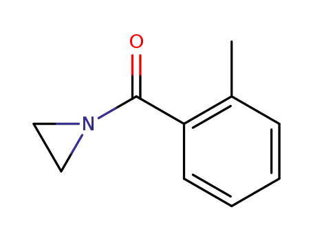 Molecular Structure of 2453-32-9 (aziridin-1-yl(2-methylphenyl)methanone)