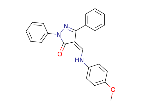 4-(P-ANISIDINOMETHYLENE)-1,3-DIPHENYL-PYRAZOLONE-5
