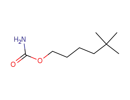 Molecular Structure of 3121-85-5 (5,5-dimethylhexyl carbamate)