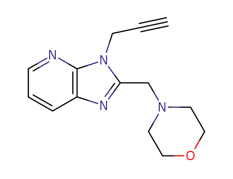 (propargyl-2)-1 morpholinomethyl-2 imidazo<4,5-b>pyridine