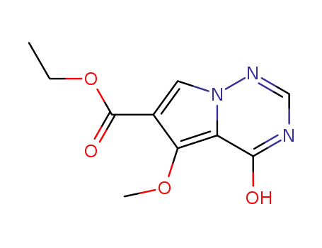 ethyl 4-hydroxy-5-methoxypyrrolo[1,2-f][1,2,4]triazine-6-carboxylate