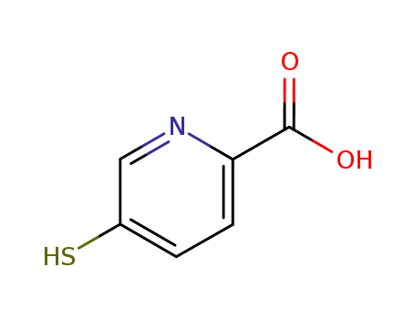 Molecular Structure of 24242-22-6 (5-Mercaptopyridine-2-carboxylic acid)