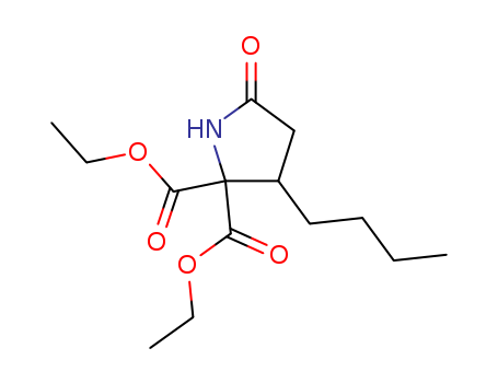 2,2-Pyrrolidinedicarboxylicacid, 3-butyl-5-oxo-, 2,2-diethyl ester cas  2445-92-3
