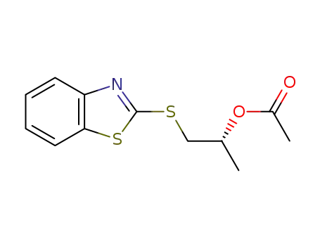(R)-1-(1,3-benzothiazol-2-ylsulfanyl)propan-2-yl acetate