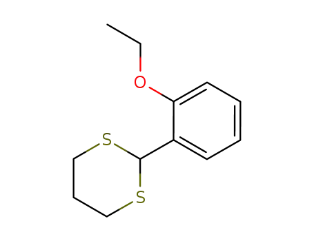 Molecular Structure of 24588-73-6 (2-(2-Ethoxyphenyl)-1,3-dithiane)