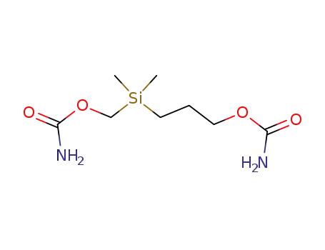 Molecular Structure of 3124-47-8 (3-{[(carbamoyloxy)methyl](dimethyl)silyl}propyl carbamate)