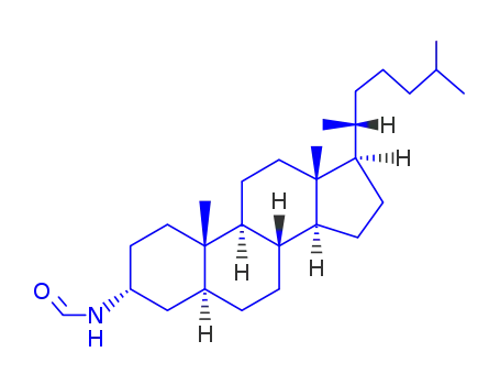 Molecular Structure of 24306-95-4 (N-[(3alpha,5alpha)-cholestan-3-yl]formamide)