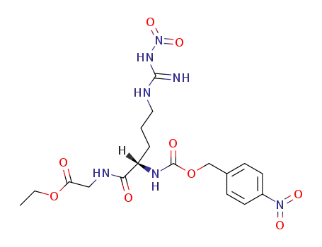 <i>N</i>-[<i>N</i><sup>ω</sup>-nitro-<i>N</i><sup>α</sup>-(4-nitro-benzyloxycarbonyl)-L-arginyl]-glycine ethyl ester