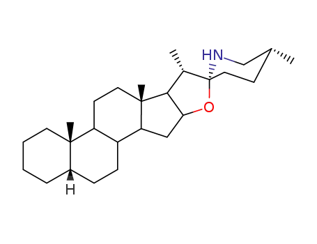 Molecular Structure of 24749-29-9 ((22R,25R)-Spirosolane)