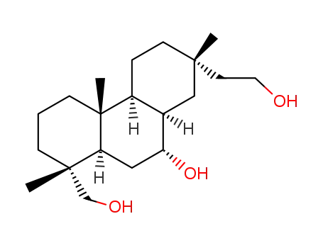 Molecular Structure of 2471-58-1 (pimarane-7,16,18-triol)