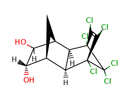 1,4:5,8-Dimethanonaphthalene-2,3-diol,5,6,7,8,9,9-hexachloro-1,2,3,4,4a,5,8,8a-octahydro-,(1R,2S,3S,4S,4aR,5R,8S,8aS)-rel- (9CI)
