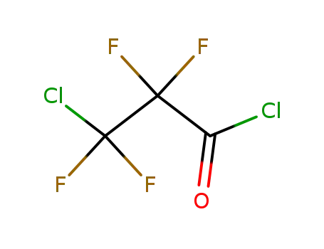 Molecular Structure of 24503-62-6 (3-CHLOROTETRAFLUOROPROPIONYL CHLORIDE)