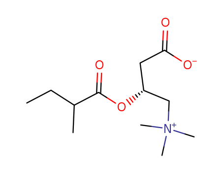 3-(2-methylbutanoyloxy)-4-trimethylazaniumylbutanoate