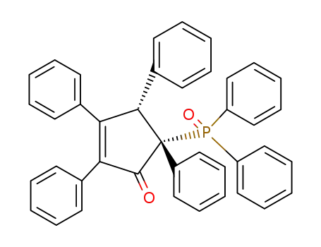 Molecular Structure of 24593-55-3 (5-(Diphenylphosphinyl)-2,3,4,5-tetraphenyl-2-cyclopenten-1-one)