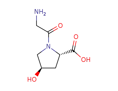 Molecular Structure of 24587-32-4 (H-GLY-HYP-OH)