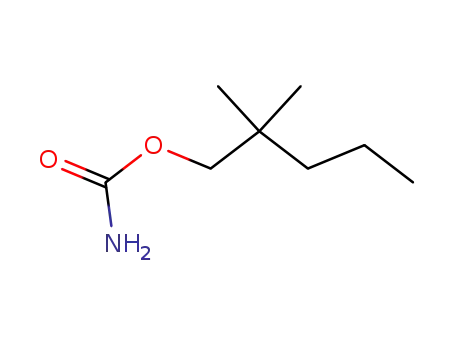 Molecular Structure of 3124-42-3 (2,2-Dimethyl-1-pentanol carbamate)