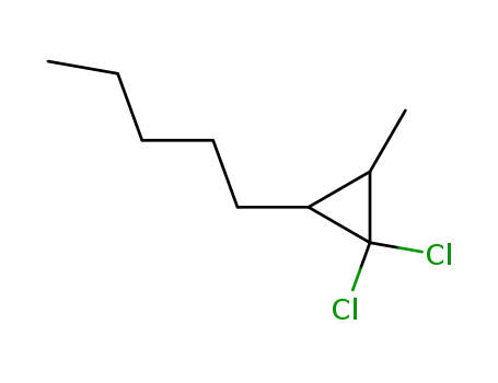 1- (2,2- 디클로로 -3- 메틸 시클로 프로필) 펜탄
