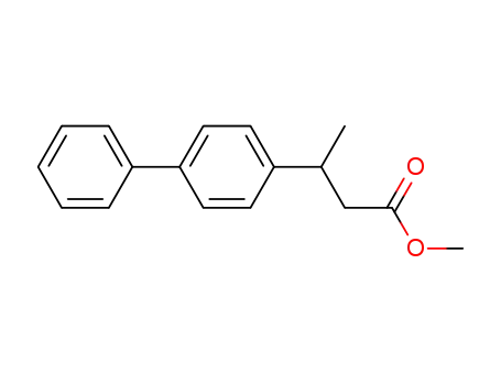 Molecular Structure of 24254-67-9 (methyl 3-(biphenyl-4-yl)butanoate)