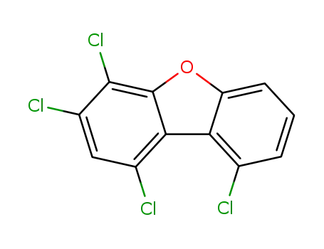 Molecular Structure of 83704-28-3 (1,3,4,9-TETRACHLORODIBENZOFURAN)