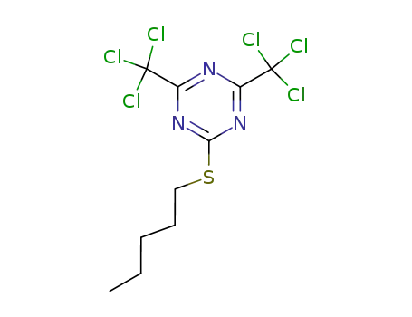 2-(ペンチルチオ)-4,6-ビス(トリクロロメチル)-1,3,5-トリアジン