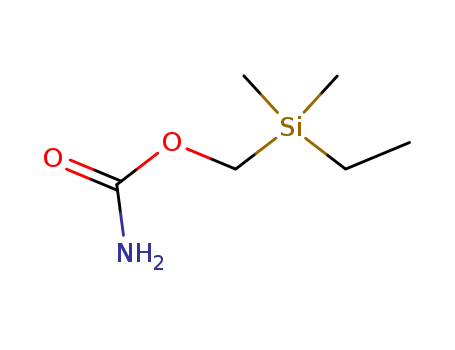 Methanol,1-(ethyldimethylsilyl)-, 1-carbamate cas  3124-43-4