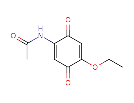Molecular Structure of 24260-08-0 (N-(4-ethoxy-3,6-dioxocyclohexa-1,4-dien-1-yl)acetamide)
