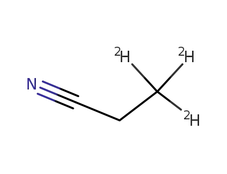 Molecular Structure of 24300-21-8 (PROPIONITRILE-3,3,3-D3)