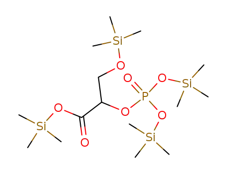 Molecular Structure of 31038-14-9 (Bis(trimethylsilyloxy)phosphinyloxy(trimethylsilyloxymethyl)acetic acid trimethylsilyl ester)