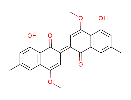 5',8-dihydroxy-4,4'-dimethoxy-6,7'-dimethyl-2,2'-binaphthylidene-1,1'-quinone