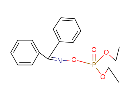 Benzophenone, oximediethyl phosphate (8CI) cas  24303-37-5