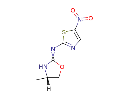 Molecular Structure of 24240-83-3 (5-methyl-N-(5-nitro-1,3-thiazol-2-yl)-4,5-dihydro-1,3-oxazol-2-amine)