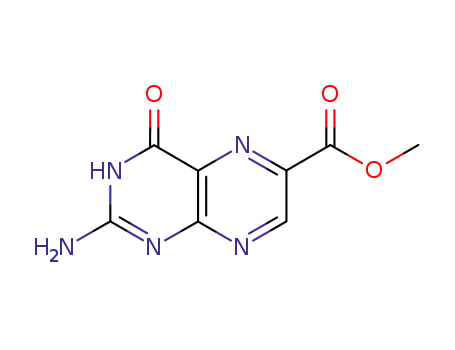 2-Amino-3,4-dihydro-4-oxopteridine-6-carboxylic acid methyl ester