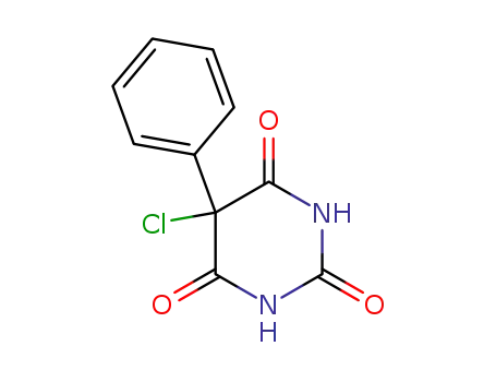Molecular Structure of 3120-27-2 (5-chloro-5-phenylpyrimidine-2,4,6(1H,3H,5H)-trione)
