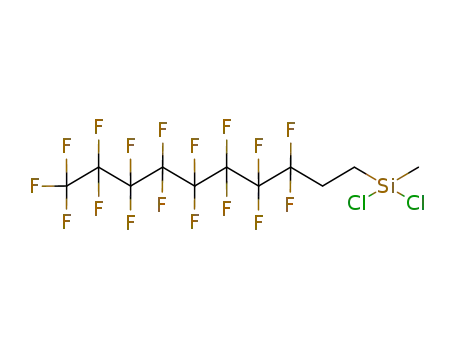 Molecular Structure of 3102-79-2 (1H,1H,2H,2H-PERFLUORODECYLMETHYLDICHLOROSILANE)