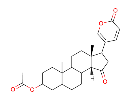 Molecular Structure of 24183-20-8 (3-(acetyloxy)-15-oxobufa-20,22-dienolide)
