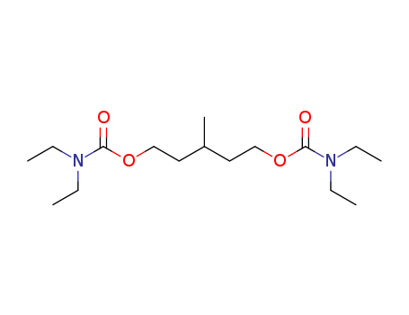 Carbamic acid, diethyl-, 3-methylpentamethylene ester (8CI)