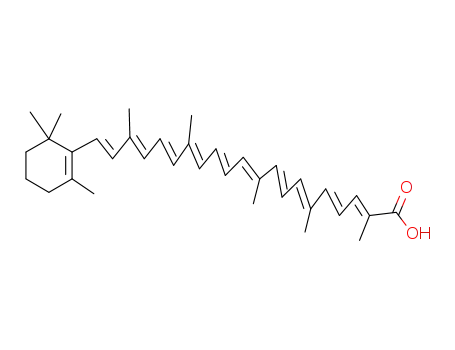 Molecular Structure of 2468-88-4 (4'-Apo-β,ψ-caroten-4'-oic acid)