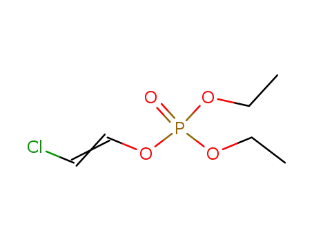 Molecular Structure of 311-47-7 ((E)-1-chloro-2-diethoxyphosphoryloxy-ethene)