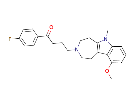 4′-フルオロ-γ-[1,4,5,6-テトラヒドロ-10-メトキシ-6-メチルアゼピノ[4,5-b]インドール-3(2H)-イル]ブチロフェノン